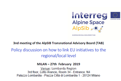 3rd TAB meeting in Milan 